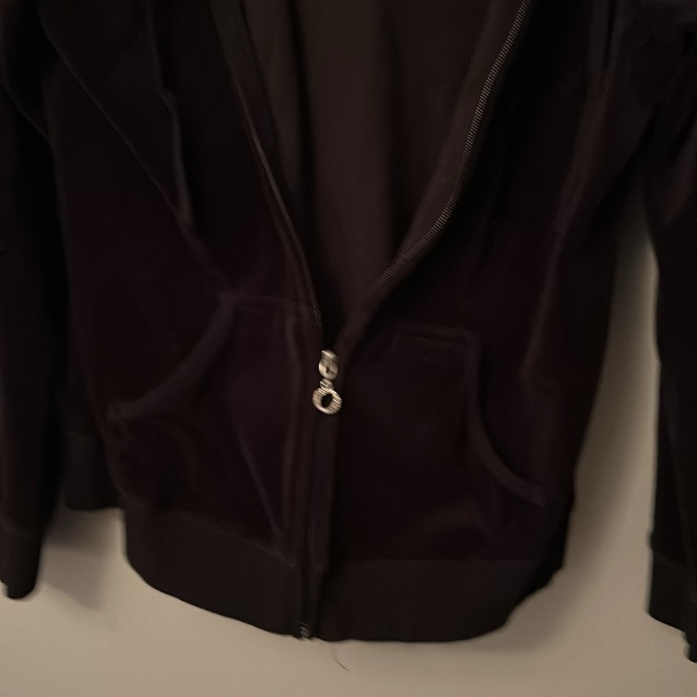 NY&Co black velour track suit - Picture 4 of 7